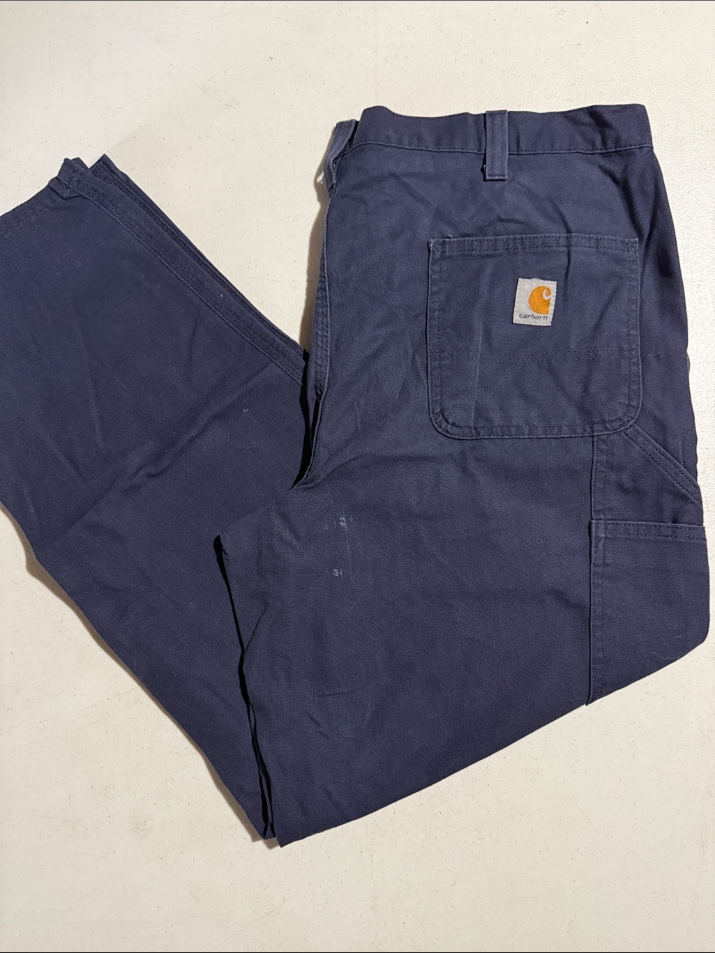 Carhartt Men's Navy Utility Cargo Work Pants 383-20 40x30